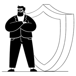 Encrypted and secure icon